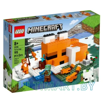 Конструктор LEGO Minecraft 21178 Лисья хижина